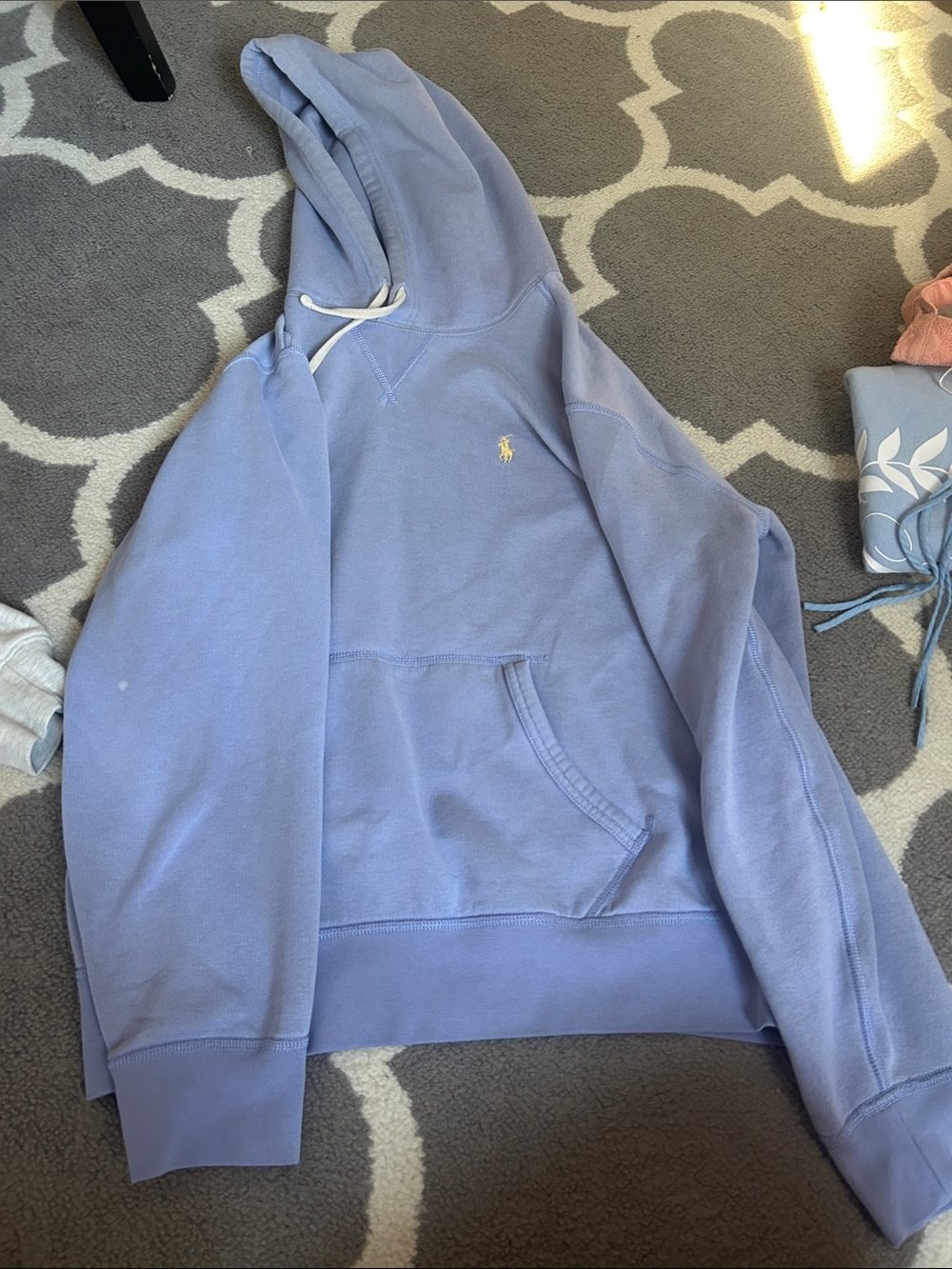 Polo by Ralph Lauren Light Lavender Pullover Hoodie
